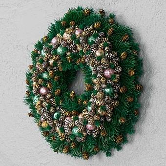 Wreath With Pinecones And Twigs 21 cm