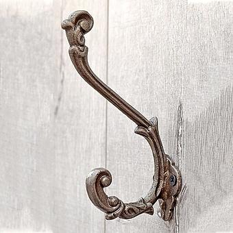 Ornate French Cast Iron Hook