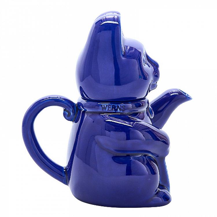 Синий чайник Мяу Miyu Teapot Blue