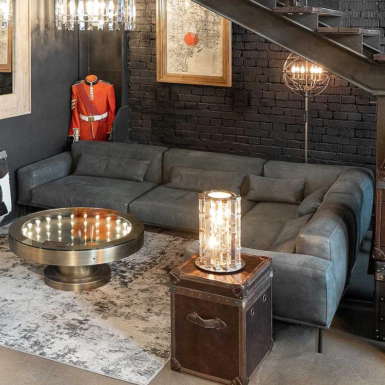 Угловой модульный кожаный диван Студио Studio Group Leather