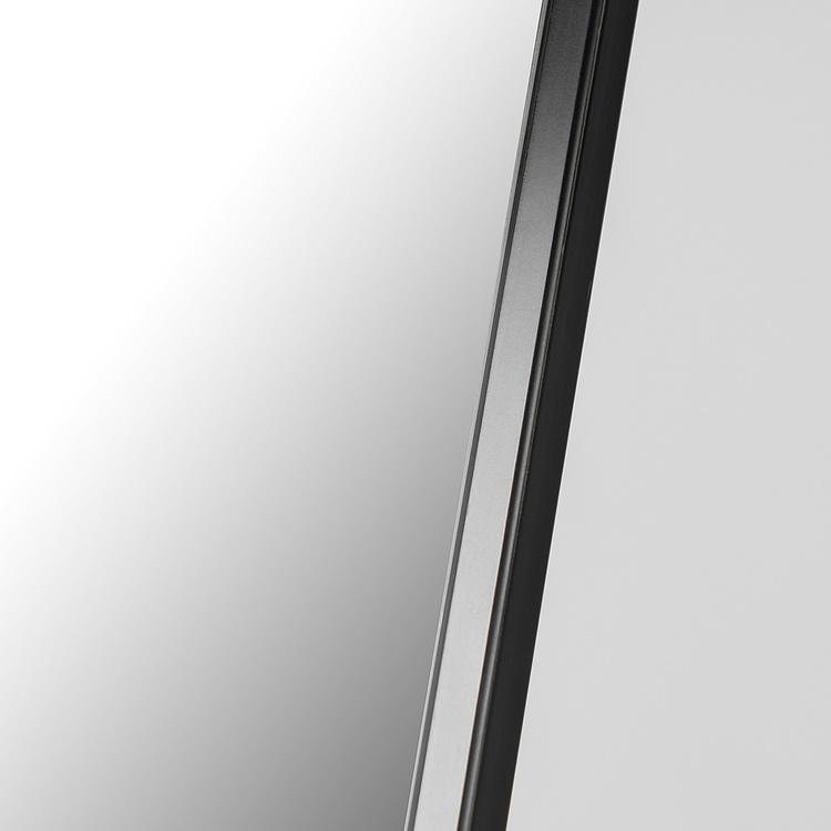 Напольное зеркало на чёрной мраморной подставке Black Marble Base Standing Mirror