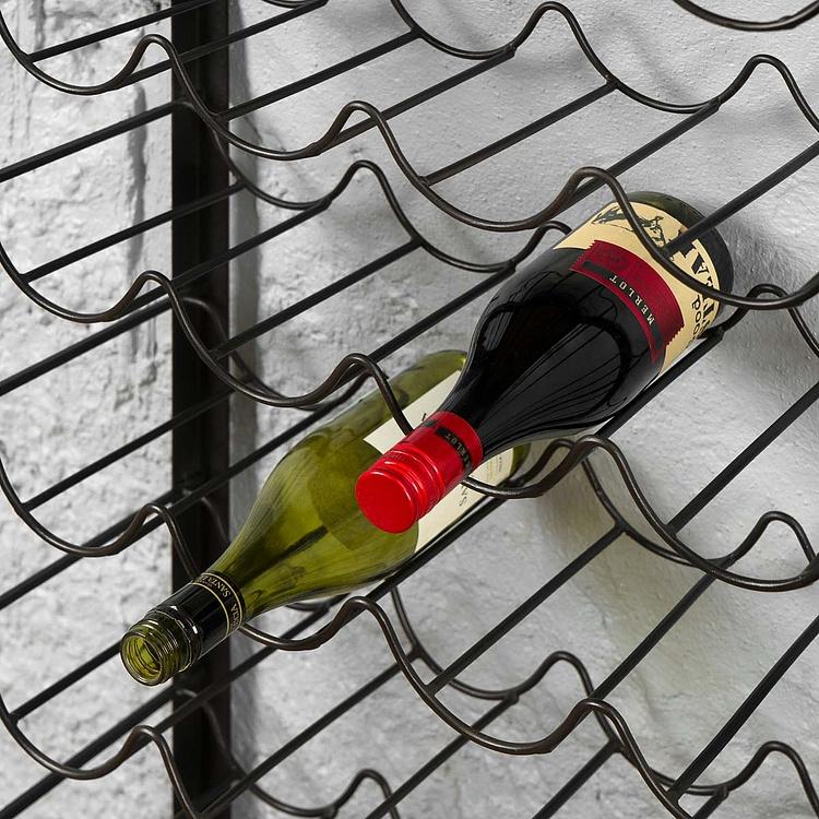 Консоль-винный стеллаж на 28 бутылок Estaminet Bottle Rack For 28 Bottles