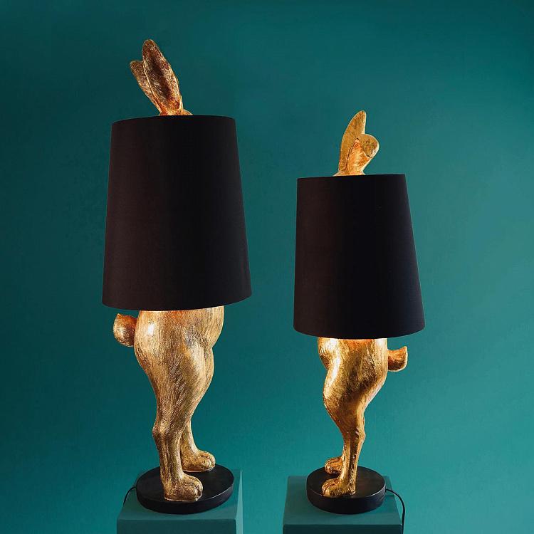 Торшер Золотой робкий кролик, L Floor Lamp Hiding Bunny Gold