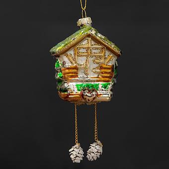 Glass Hanger Cuckoo Clock 8 cm discount7