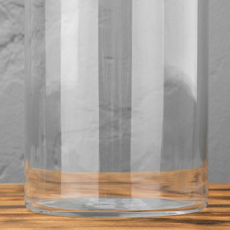 Цилиндрическая ваза, L Cylindrical Glass Jar Large