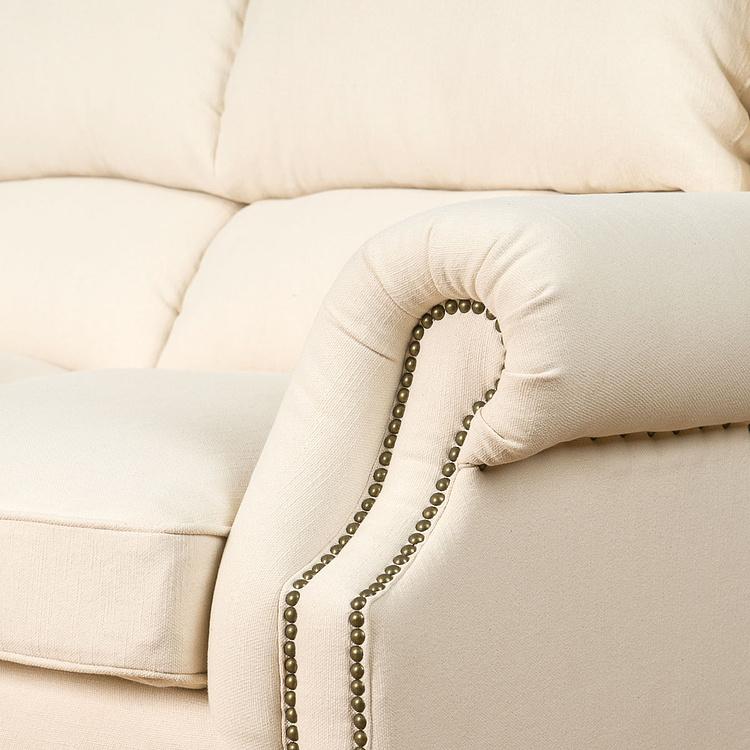 Трёхместный льняной диван Черчилль Churchill 3 Seater Linen RM