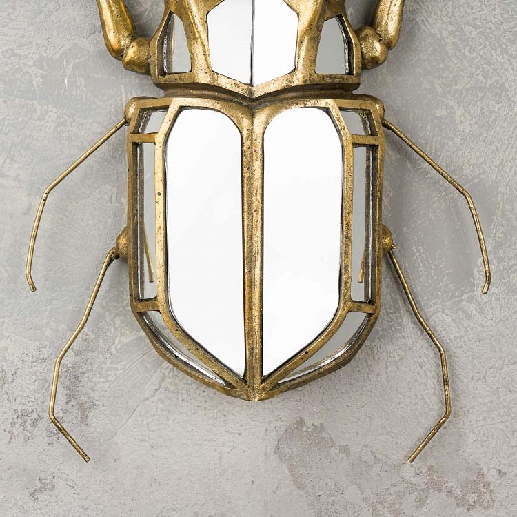 Настенное украшение с зеркалами Жук-носорог Rhinoceros Beetle Wall Deco With Mirrors