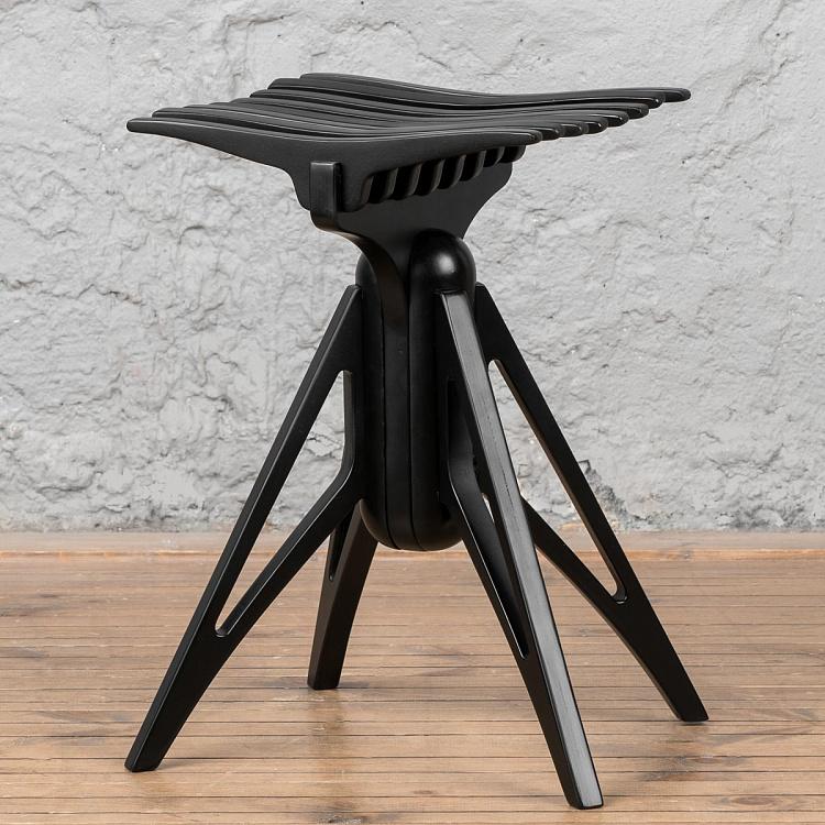 Turtle Stool Black