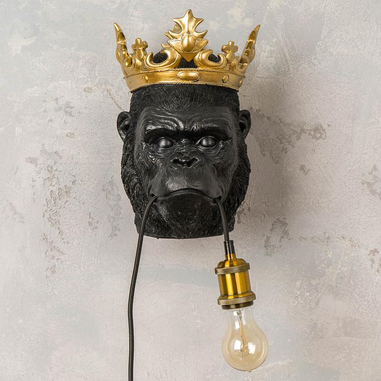 Бра Чёрный Конг Wall Lamp Kong Black