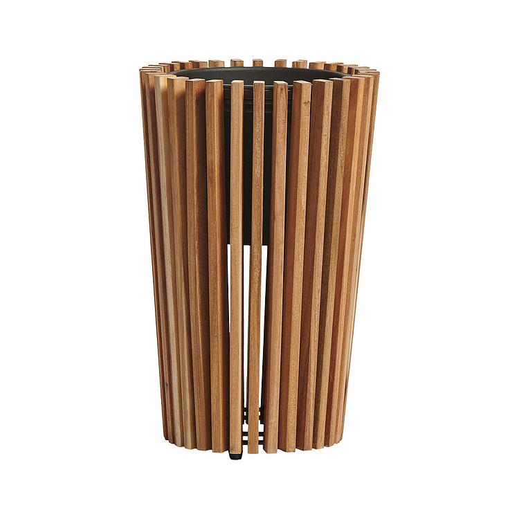 Кашпо Effectory Timberline Tall Pot Dark Wood Small