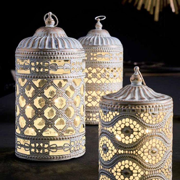 Набор из трёх светодиодных фонарей Нала, M Set Of 3 Led Lantern Nala Medium