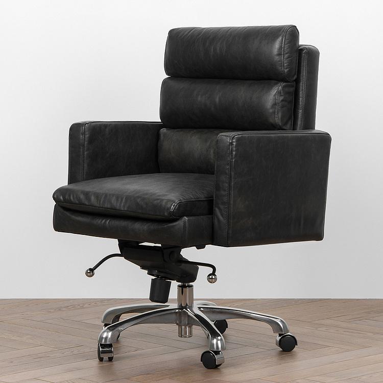 Кресло Hemingway Office Chair RM натуральная кожа Old Kaprys