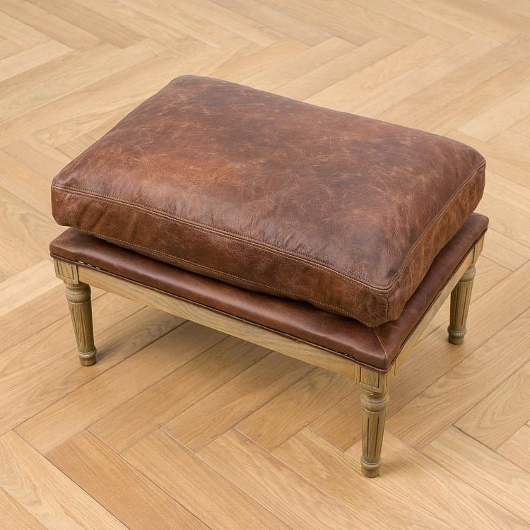 Банкетка Джон, светлые ножки John Footstool, Oak Brown