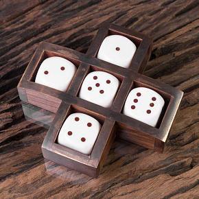 Dice Game On Tray