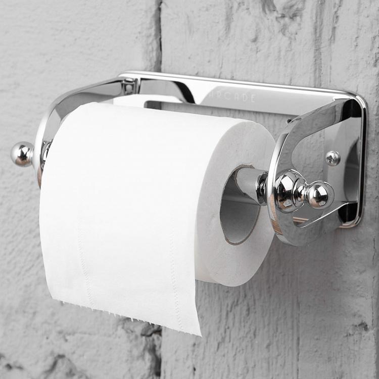 Держатель туалетной бумаги Аркада цвета хром Arcade Toilet Roll Holder Chrome