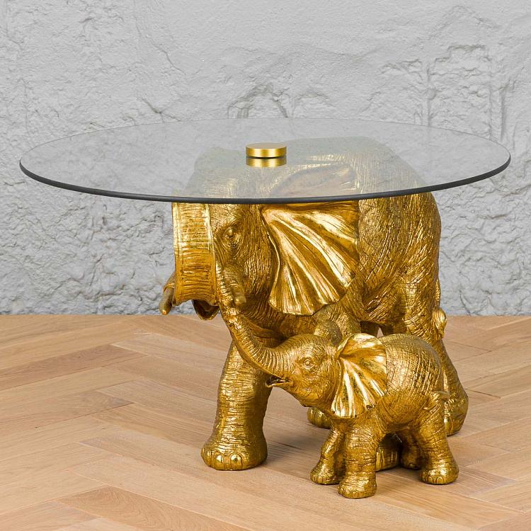 Журнальный стол Слоны Side Table Elephants