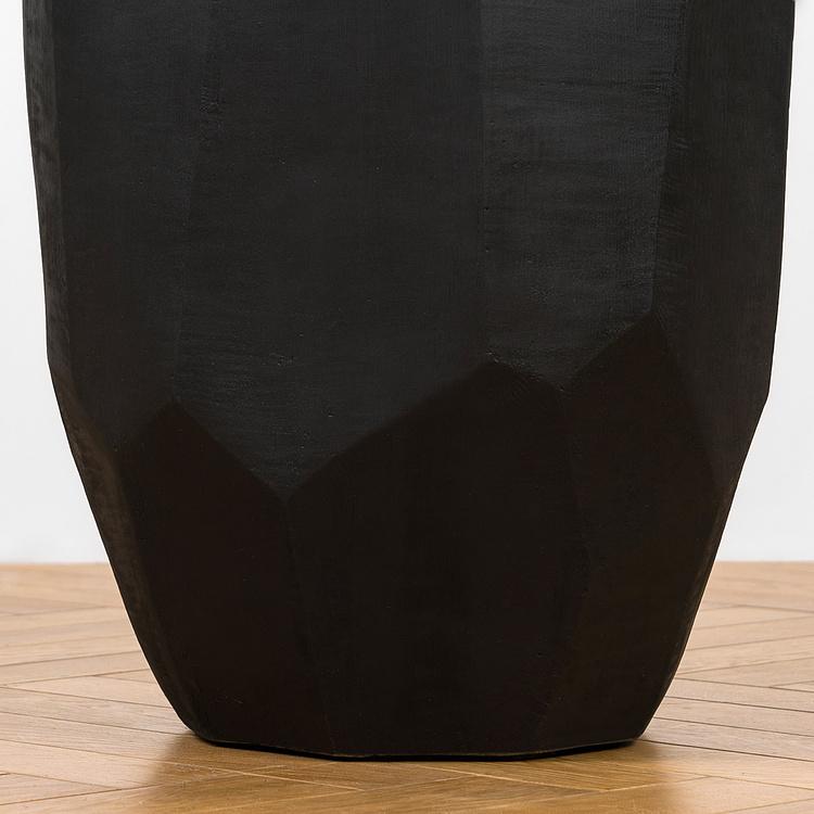 Кашпо Effectory Anthra Polyhedron Tall Pot Anthracite Small - ракурс 4