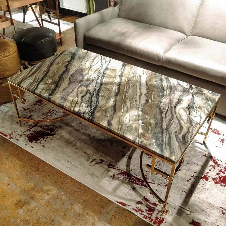 Anna Coffee Table, Shiny Gold discount