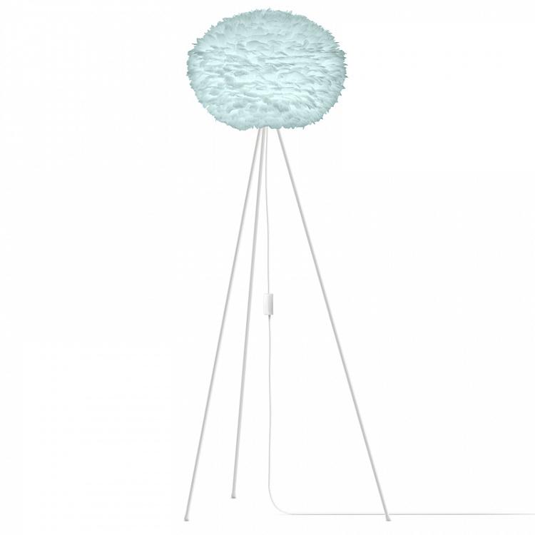 Торшер Эос на белой треноге, M Eos Floor Lamp With White Tripod Medium