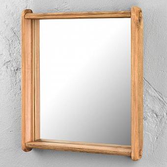 Настенное зеркало Rustic Wood Wall Mirror