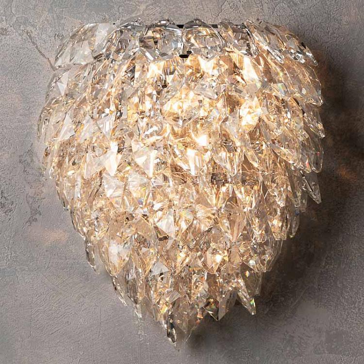 Бра Фараон с хрустальными лепестками, M Pharaoh Brilliant Petals Sconce Medium