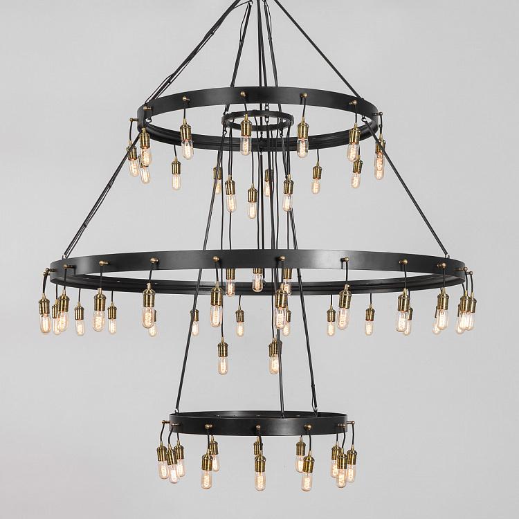 Каскадная люстра Орбиты Orbits Chandelier Bulb Screw