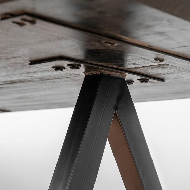 Обеденный стол из тёмного дерева манго Вектор Vecteur Table Dark Mango Wood