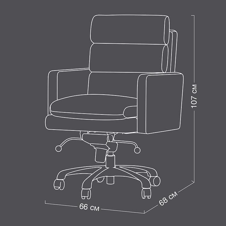Кресло Hemingway Office Chair RM натуральная кожа Old Kaprys - ракурс 9