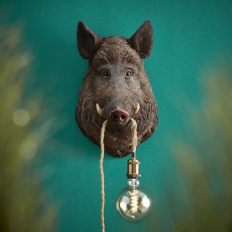 Бра Вепрь Уилли Wall Lamp Boar Willy