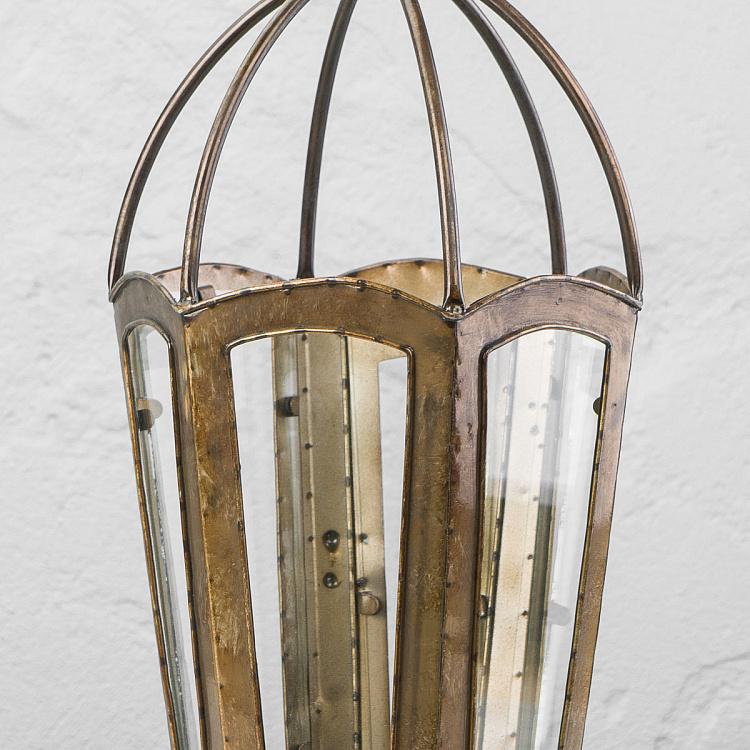 Подсвечник в виде ретро-фонаря Metal Retro Lantern