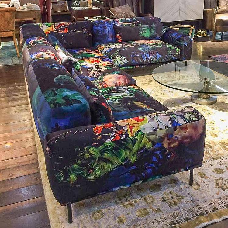 Угловой модульный бархатный диван Студио Studio Group Velvet