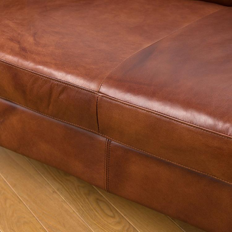 Двухместный диван Линкольн, коричневые ножки Lincoln 2 Seater, Rustic Brown Ash PF