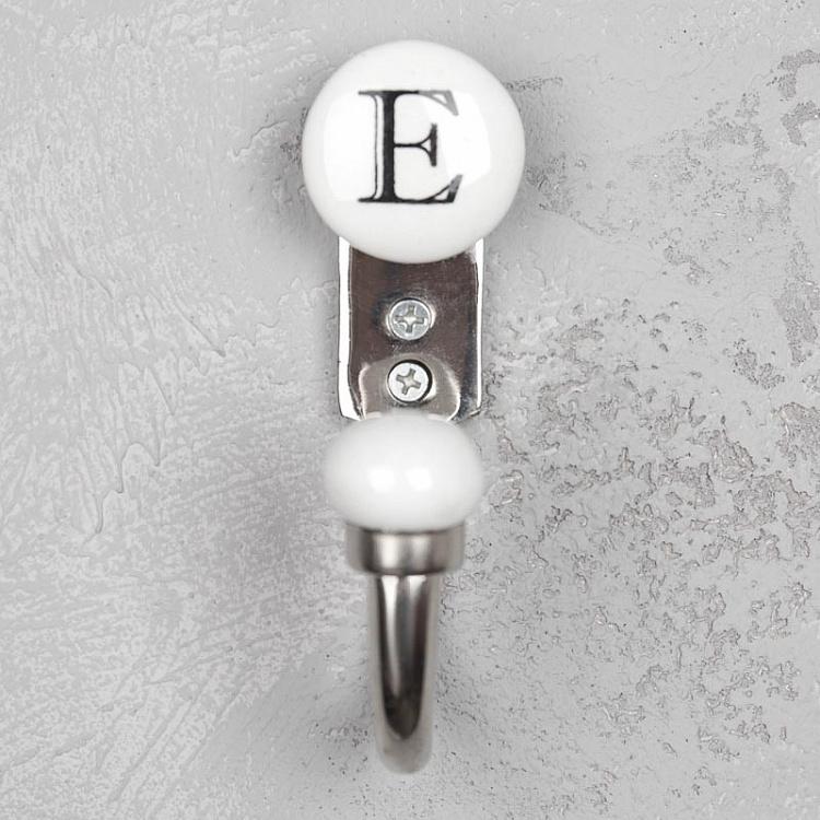 Однорожковый крючок с буквой E Alphabet Hook E