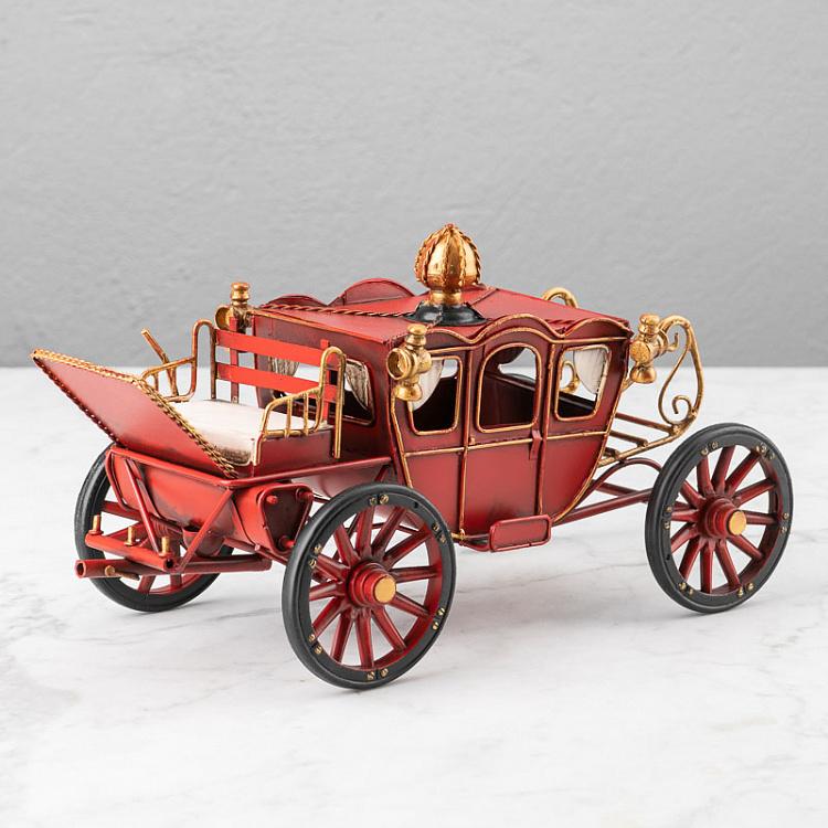 Metal Carriage Red 32 cm