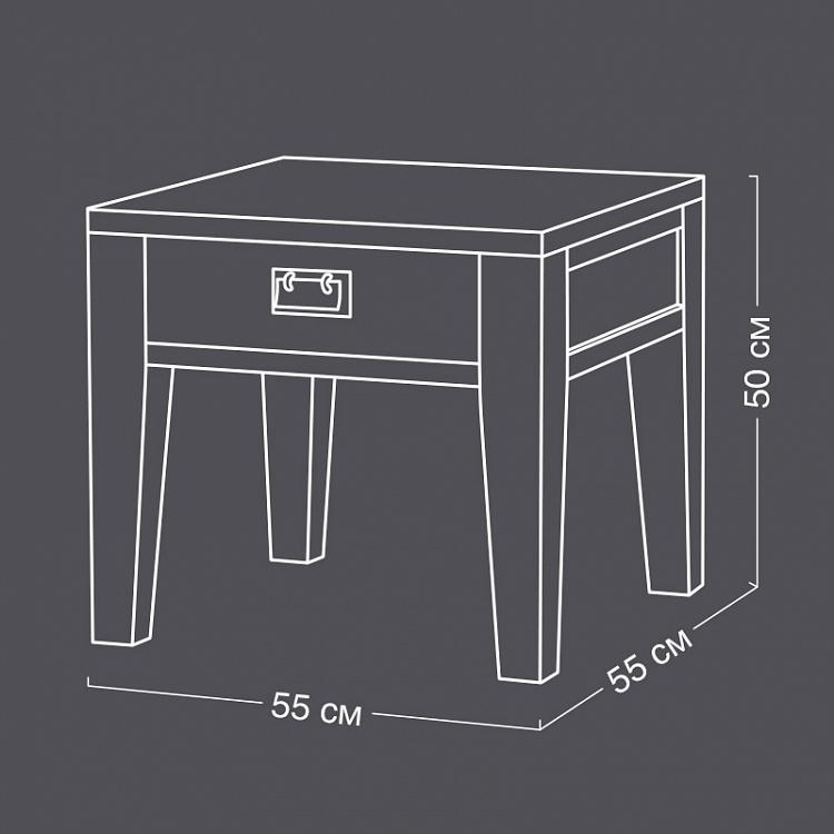 Прикроватный столик Кон-Тики дисконт1 Kon-Tiki Lamp Table discount1