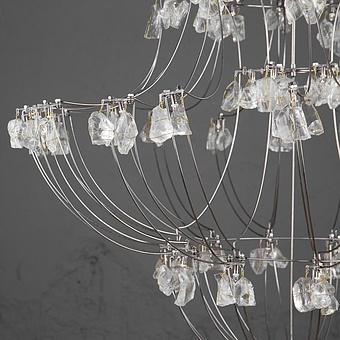 Люстра Classic Volt Chandelier хрусталь и металл Clear Crystal and Natural Metal