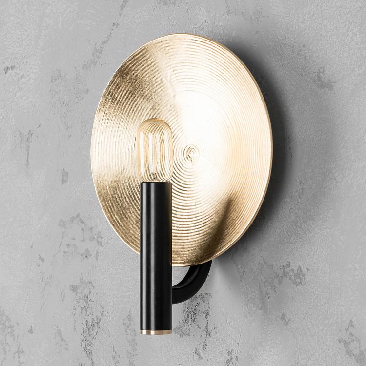 Бра Орбис, золотая поталь, S Wall Lamp Mind And Object Orbis Small, Potal Gold