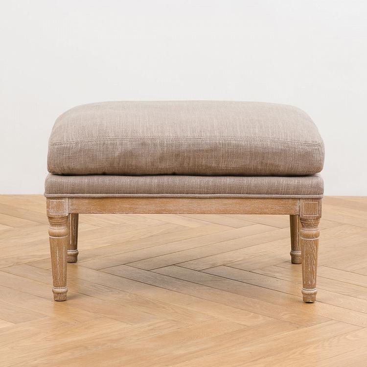 Банкетка Джон, песочные ножки John Footstool, Oak Sandwashed