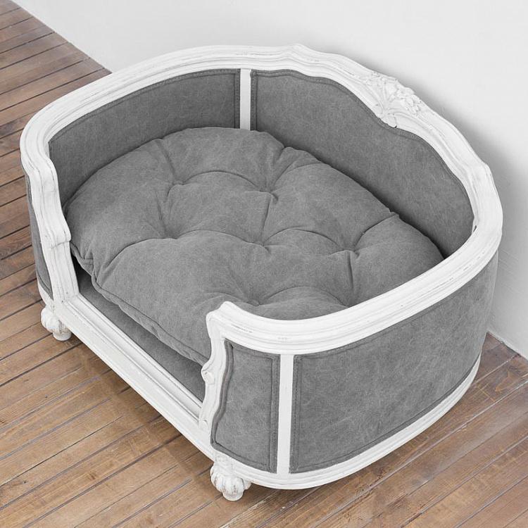 Серый диван для собак/кошек Артур, S Arthur Sofa Small, Stonewashed Canvas Grey