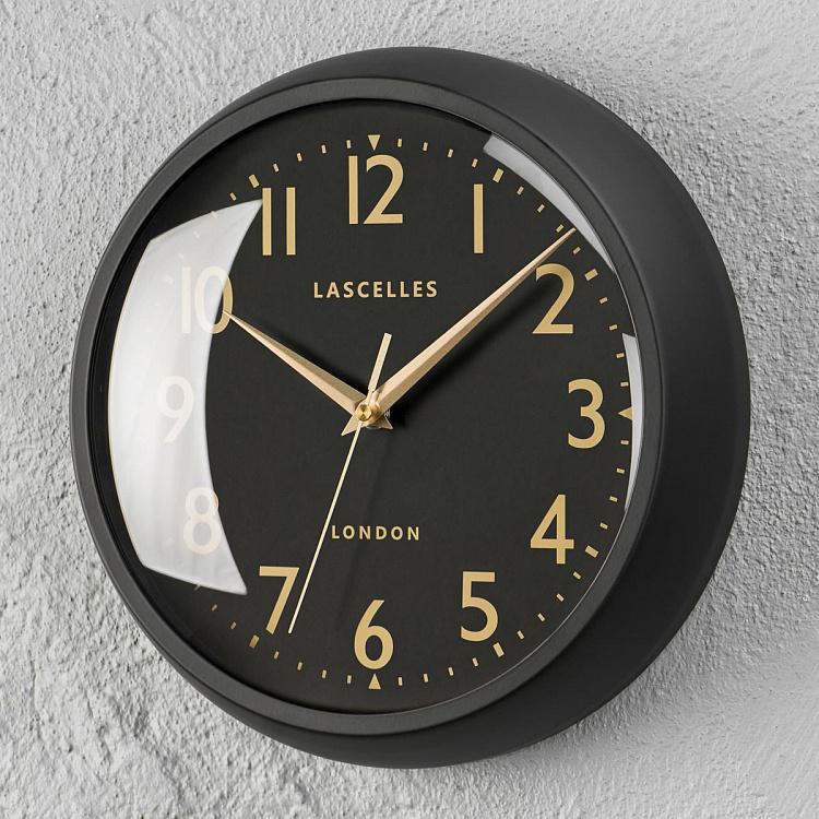 Sweep Seconds Hand Retro Wall Clock Black