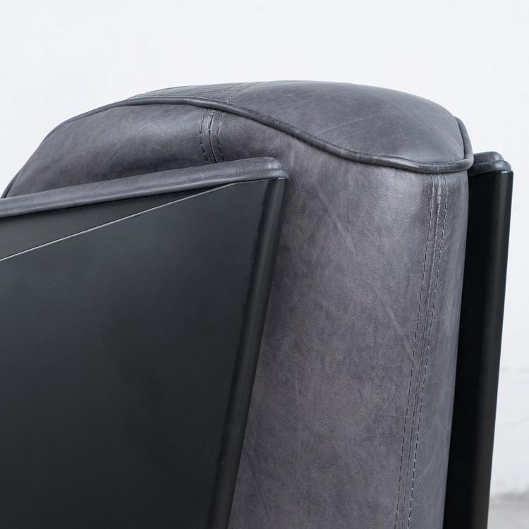 Кресло Титан, матовая черная сталь Titan Armchair, Matt Black Steel