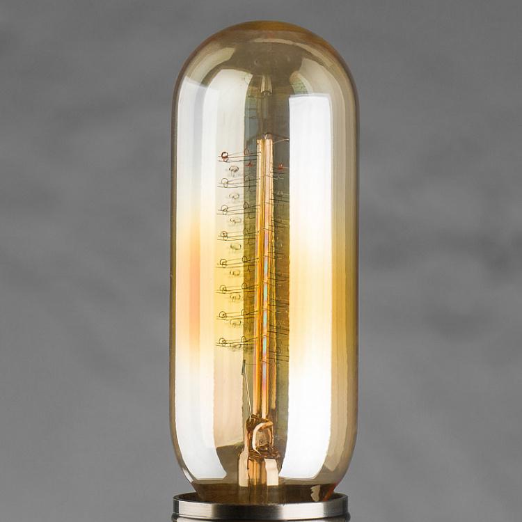 Лампа накаливания Эдисон Трубка Винт E27 60 Вт, золотая колба Edison Tube Gold Screw E27 60W