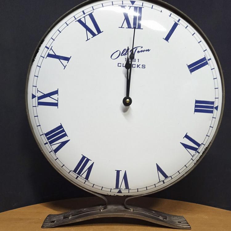 Эмалированные настольные часы дисконт Enamel Clock On Base discount