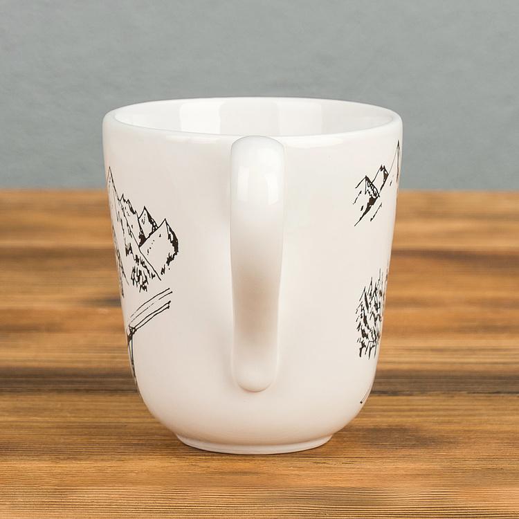 Набор из трёх кружек Горнолыжное путешествие Set Of 3 Mugs Ski Trip