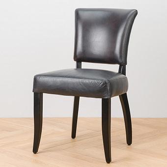 Стул Mimi Dining Chair, Black Wood натуральная кожа Riders Black