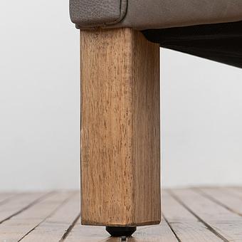 Кресло Greenwich Chair натуральная кожа Freehand Tipped Pewter