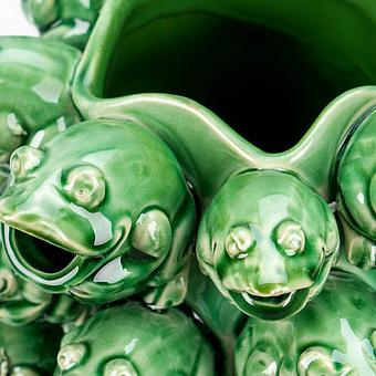 Ваза Frogs Vase Green - ракурс 4
