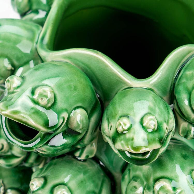 Ваза Frogs Vase Green - ракурс 5