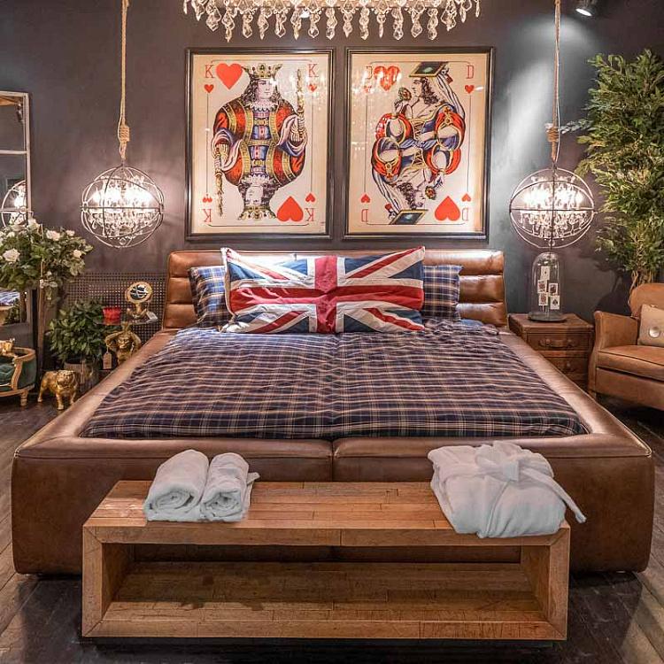 Двуспальная кровать Шебби Shabby Bed UK Super King