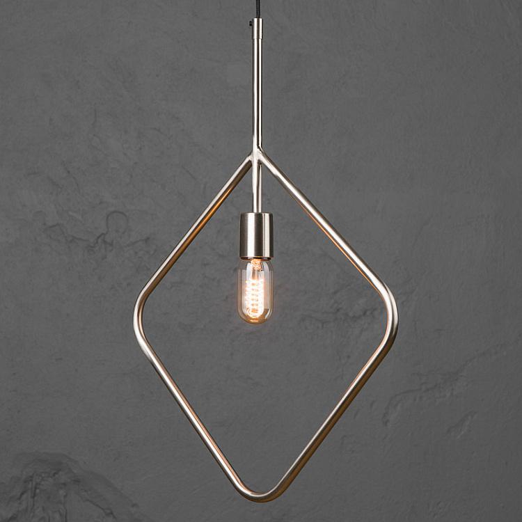 Metal Hanging Rhomboid Lamp
